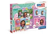 Pusselspel - Clementoni Gabby's Dollhouse Edukit 4in1 Puzzles and Games 3D pusselspel - 18319