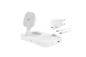 Mobile - Adapters & Chargers - 4smarts Trident wireless charging stand - Qi2 - + AC power adapter - 24 pin USB-C - 25 Watt - 540998