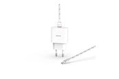 Mobile - Adapters & Chargers - Unisynk Lightning Charger Kit EU PD 20W 2m - White - 10388