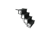 Hundar - Nordic Paws - Folding Dog Stair - Black - 700024101246