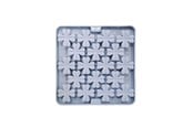 Hundar - Nordic Paws - Lickmat Flower - Grey - 20x20cm - 700024101242