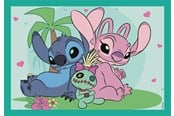 Pusselspel - Clementoni Super Color Jigsaw Puzzle 4in1 Stitch Golv - 21745