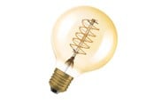 Glödlampor - Osram LED-glödlampa Vintage 1906 Globe80 600lm 7W/822 Gold Dimmable E27 - 4099854090820