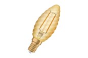Glödlampor - Osram LED-glödlampa Vintage 1906 Candle Twisted 120lm 1.5W/824 Gold E14 - 4099854091513