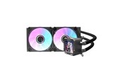 CPU-fläktar - Darkflash DV240S CPU Water Cooler - Black - CPU Vattenkylare - Max 30 dBA - DV240S BLACK