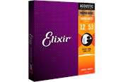 Musikinstrument & DJ-utrustning  - Elixir Strings 16052 - Fosforbrons - Akustiska strängar - Nanoweb - Lätt (12-53) - CEL 16052