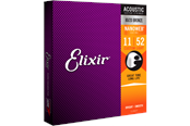Musikinstrument & DJ-utrustning  - Elixir Strings 11027 - 80/20 Bronze - Akustiska strängar - Nanoweb - Custom Light (11-52) - CEL 11027