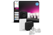 Smarta Hem - Philips Hue Startpaket: 3 st GU10 ljuskällor + Dimmer Switch + Bridge Pro - 929003666513