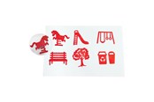 Kreativa spel - Colorations - Easy Grip Stamps Playground - CHBIGPRK