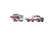 Leksaksbil - Hot Wheels Car Culture: Team Transport '63 Chevy Nova/'88 Chevy Silverado 3500 - HRV42
