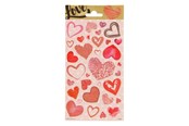 Hobby Tillbehör - Totum - Sticker sheet Twinkle - Hearts - 100621
