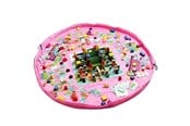 Gadget - Pro Lekmatta & förvaringspåse för Lego och leksaker – Rosa - P103