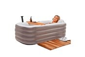 Gadget - Pro Airtub – Uppblåsbar badkar för vuxna – Space Grey - 5713895043582