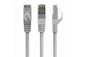 Nätverkskabel - Gembird Cablexpert patch cable - 25 m - grey - Grå - 25m - PP6A-LSZHCU-25M