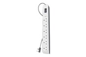 Strömkabel (extern) - Belkin 6 Outlet Power Surge Protector - BSV603AF2M