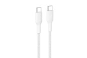 USB-kabel - Belkin USB-C TO USB-C 240W 2.0 BRAIDED PCR 3M WHITE - CAB025HQ3MWH