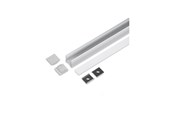 Smarta Hem - Light Solutions Aluminiumsprofil - Model L - 20mm LED strip - Alu - 5714255011142