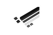 Smarta Hem - Light Solutions Aluminiumsprofil - Model L - 20mm LED strip - Sort - 5714255011166