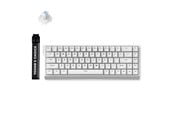 Tangentbord - MCHOSE Ace 68 Ice Blue Magnetic Hall Effect - Gaming Keyboard - Utan numpad - Engelska (US) - Vit - MC-Ace68-15