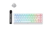 Tangentbord - MCHOSE Ace 68 Ice Rhino Magnetic Hall Effect - Gaming Keyboard - Utan numpad - Engelska (US) - Vit - MC-Ace68-17
