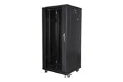 Rack chassis - Lanberg FF01 series - rack - 600 x 600 flat pack - 27U - FF01-6627-12B-KPL