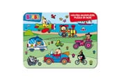 Pusselspel - Studio 100 Bumba Wooden Puzzle - Vehicles Trä - MEBU00005710