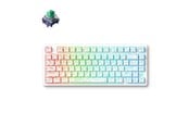 Tangentbord - MCHOSE Jet 75 Kailh Magnetic God Hall Effect - Gaming Keyboard - Utan numpad - Engelska (US) - Vit - MC-Jet75-9