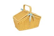 Träleksaker - Bigjigs Picnic Set in Basket 18pcs. - 37026