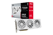 ASUS Radeon RX 9070 XT Prime OC White - 16GB GDDR6 RAM - Grafikkort