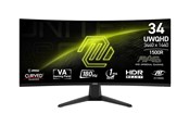 Skärm - 34" MSI MAG 346CQ - 3440x1440 (UWQHD) - 180Hz - VA - MAG 346CQ