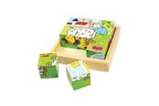 Pusselspel - Bigjigs Farm Animals Block Puzzle Block - BJ536