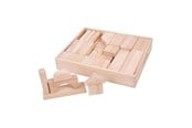 Byggset - Bigjigs Large Wooden Building Blocks Set - BJ959