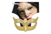 Outfits & kostymer - Boland Venice Felina Gold Eye Mask - 00338