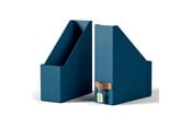 Arkivering & Förvaring - Leitz Puro Magazine File, 100% återvunnen kartong, 2-pack, mörkblå - 24710068