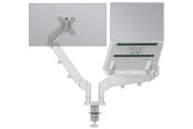Monitorfäste - Leitz  Ergo Space Saving Dual Monitor & Laptop Arm Grey - 65380085