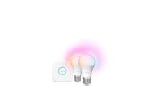 Smarta Hem - Philips Hue Essential startpaket: 2 st E27 smarta ljuskällor + Bridge *DEMO* - 929004235409
