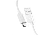 USB-kabel - Spigen Essential 60W - USB-A <-> USB-C - 1m - Vit - ACA08715