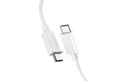 USB-kabel - Spigen Essential USB C to USB C 60W Cable - white EB6010CC - ACA08717
