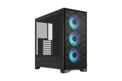 Chassi - Fractal Design Pop 2 Air Black TG RGB - Chassi - Miditower - Svart - FD-C-POA2A-03