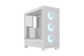 Chassi - Fractal Design Pop 2 Air White TG RGB - Chassi - Miditower - Vit - FD-C-POA2A-04