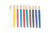 Kreativa spel - Colorations - Plastic Thick Paint Brushes 10 pcs. - 10PCB