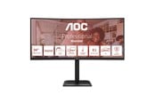 Skärm - 34" AOC CU34E4CV - 3440x1440 (UWQHD) - 120Hz - VA - 90W USB-C - KVM switch - CU34E4CV
