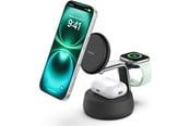 Mobile - Adapters & Chargers - Belkin UltraCharge Pro 25w Qi2 3in1 Magnetic Charger Charcoal - WIZ040KQCH