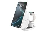 Mobile - Adapters & Chargers - Belkin UltraCharge 25w Qi2 3in1 Magnetic Charger EU White Round - WIZ037KQWH