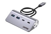 USB Hub - Unitek uHUB Q4 - hub - 4-in-1 - 4 ports USB Hub - 4 porte - Grey - H1337AGY01
