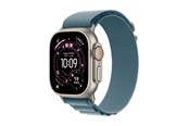 Pulsmätare & Stegräknare - Apple Watch Ultra 3 GPS + Cellular 49mm Natural Titanium Case with Light Blue Alpine Loop - Small - MEWK4DH/A