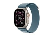 Pulsmätare & Stegräknare - Apple Watch Ultra 3 GPS + Cellular 49mm Natural Titanium Case with Light Blue Alpine Loop - Medium - MEWM4DH/A
