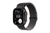 Pulsmätare & Stegräknare - Apple Watch Ultra 3 GPS + Cellular 49mm Black Titanium Case with Black Titanium Milanese Loop - Small - MF1N4DH/A