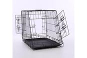 Hundar - Nordic Paws - Sloping Wire cage black - S 63x44x50.5 cm - 540058529239