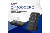 PowerBank - Energizer Magnetisk Trådlös Powerbank - 15W PowerBank - Svart - 10000 mAh - QM10002PQ
